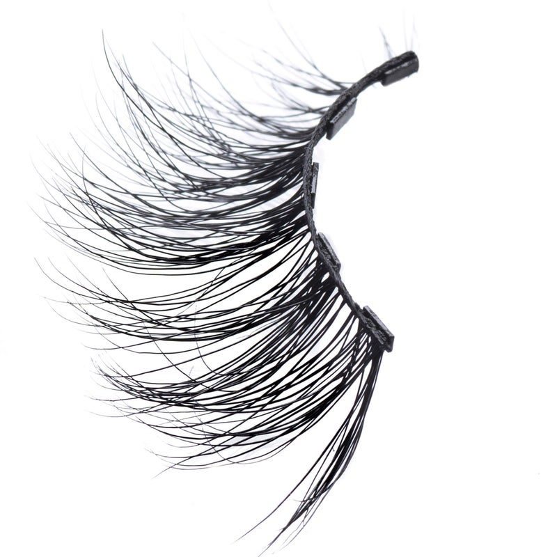 MoxieLash - Sassy Lash - Set of Premium Magnetic Eyelashes - Mid-Level Drama Volume - Mink Lashes for Deep-Set, Hooded, Almond and Monolid Eye-Shapes - Eyeliner Not Included - Image 2